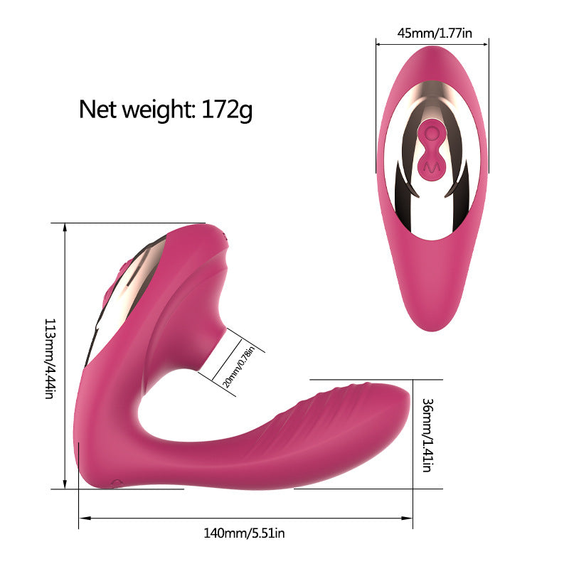 Silicone Sucking Vibrator